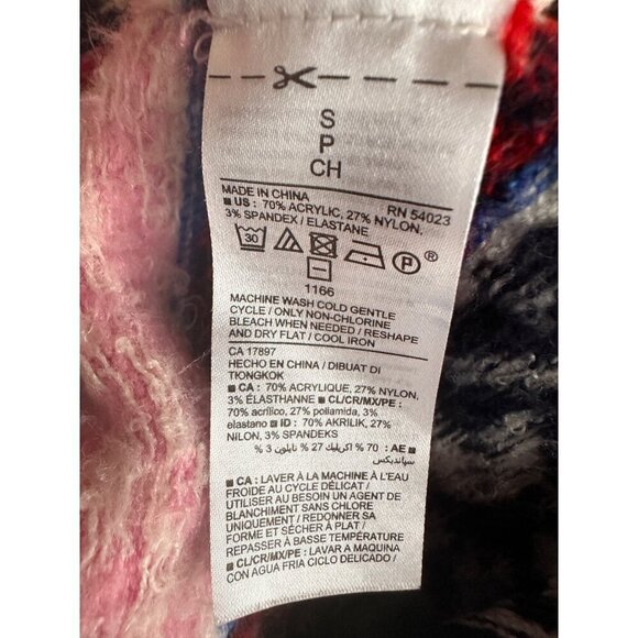 Old Navy Winter Colorful Pattern Tunic Cardigan Sweater Size Small - Picture 6 of 6